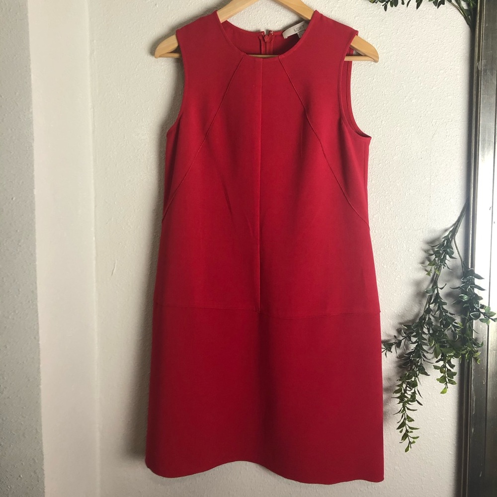 Ann Taylor Loft red dress